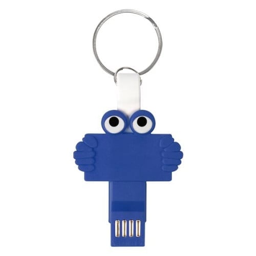 Clipster Buddy 3-In-1 Charging Cable Key Ring