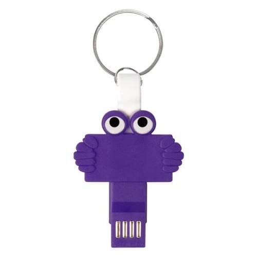 Clipster Buddy 3-In-1 Charging Cable Key Ring