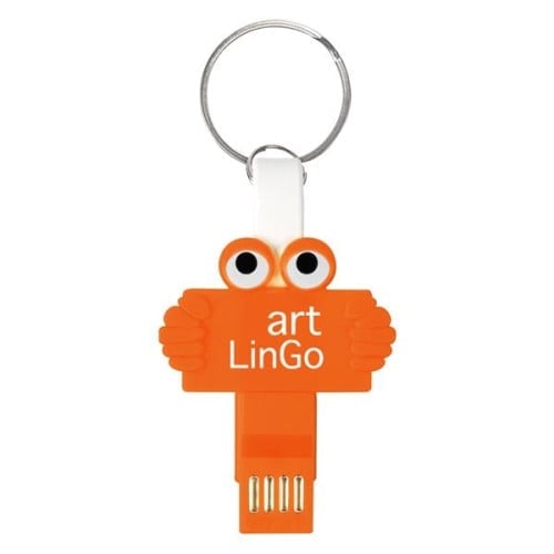 Clipster Buddy 3-In-1 Charging Cable Key Ring