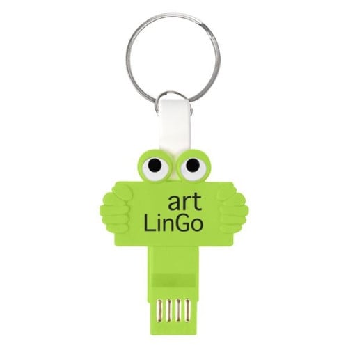 Clipster Buddy 3-In-1 Charging Cable Key Ring