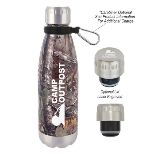 16 Oz. Realtree® Swiggy Stainless Steel Bottle