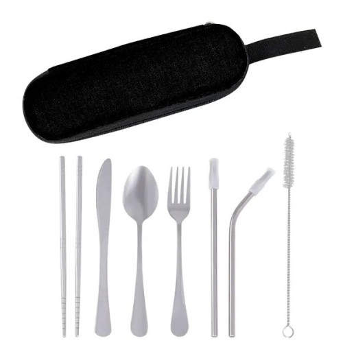 Stainless Steel Cutlery Set In Pouch