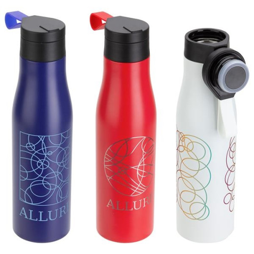 Allure 20 oz Magnetic Lid Stainless Steel Bottle