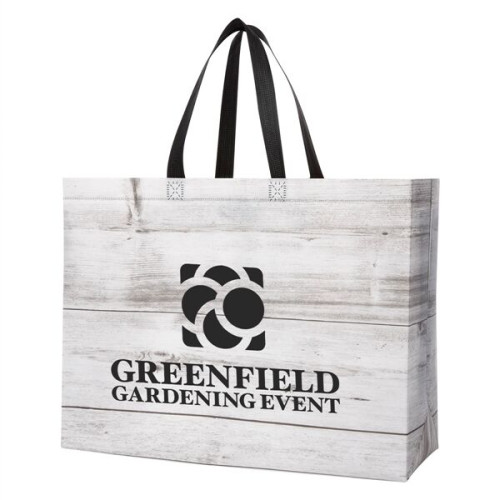 CHALET LAMINATED NON-WOVEN TOTE BAG