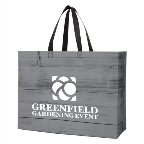 CHALET LAMINATED NON-WOVEN TOTE BAG