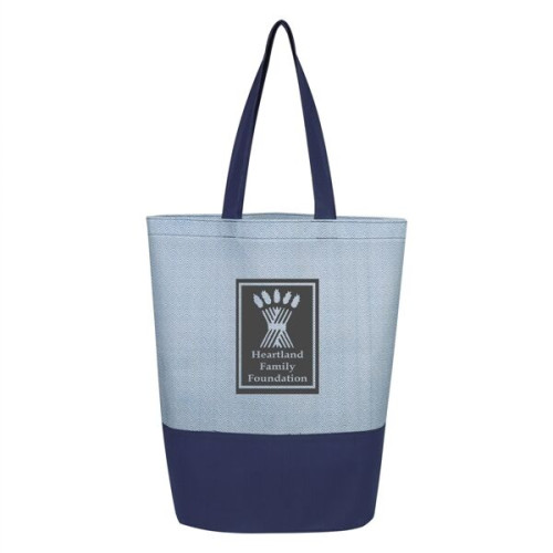 Herringbone Non-Woven Tote Bag