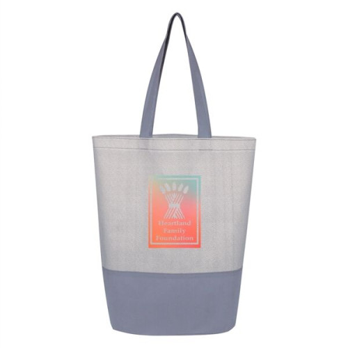 Herringbone Non-Woven Tote Bag