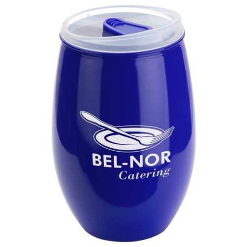 Vintage 16 oz Tritan® High Gloss Wine Glass with Lid