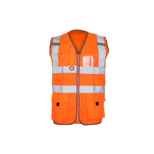 Hi-Vis Reflective Safety Vest with Pockets