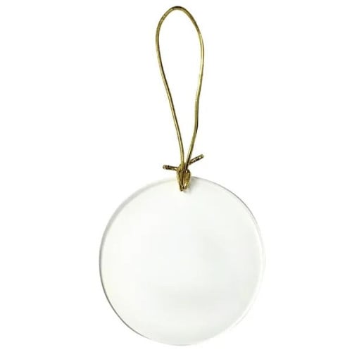 Acrylic Round Ornament