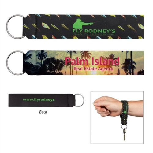 Neoprene Wristband With Key Ring