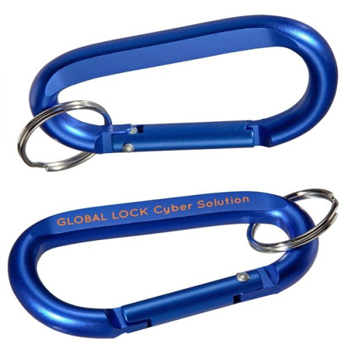 Aluminum Carabiner with Key Ring