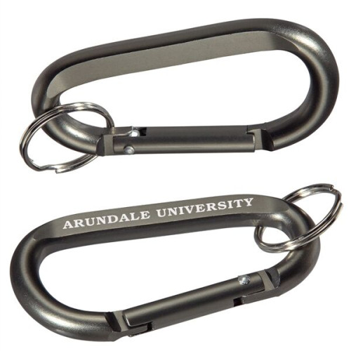 Aluminum Carabiner with Key Ring