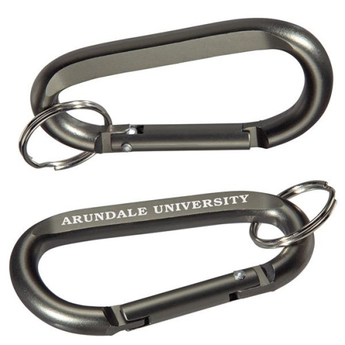 Aluminum Carabiner with Key Ring