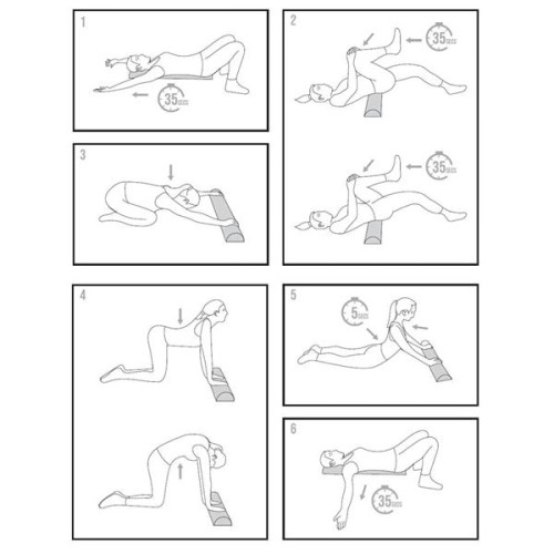 Half Round Foam Exercise Roller