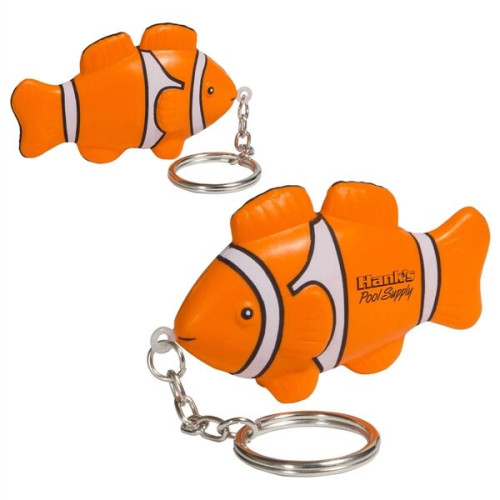 Clown Fish Stress Reliever Key Chain