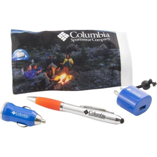 Premium Travel Kit in Full Color Drawstring Bag