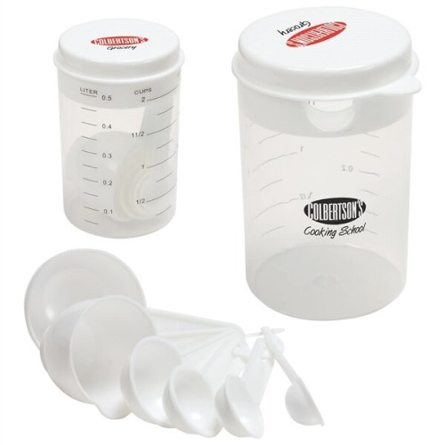 Recipe-Ready Measuring Cup Set & Strainer