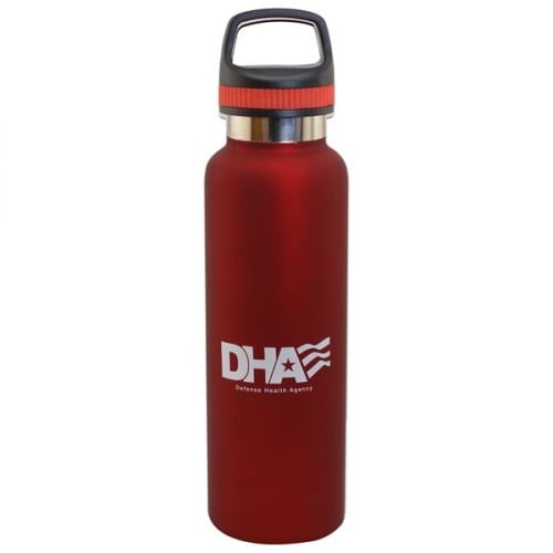 20oz. Stainless Steel Insulated Vacuum Bottle w/Handle Lid
