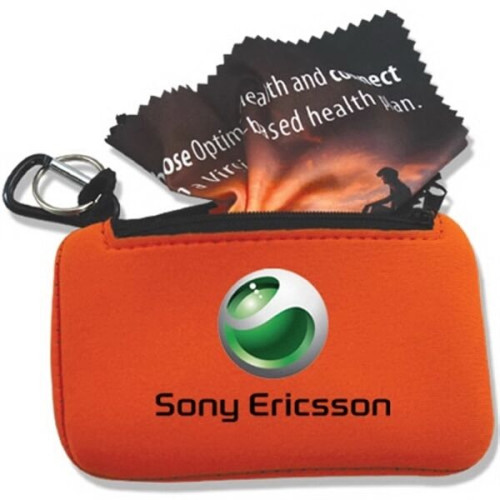 Microfiber Cloth 6" x 6" in a phone case