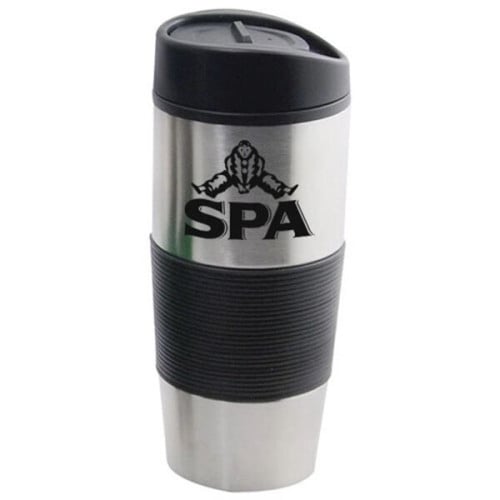 16 oz Insulated Tumbler with Colored Silicone Sleeve