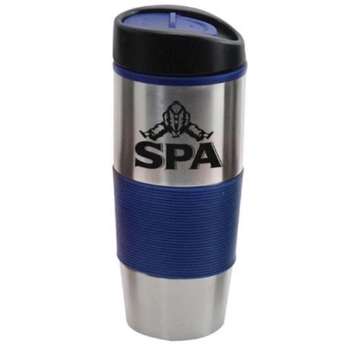 16 oz Insulated Tumbler with Colored Silicone Sleeve