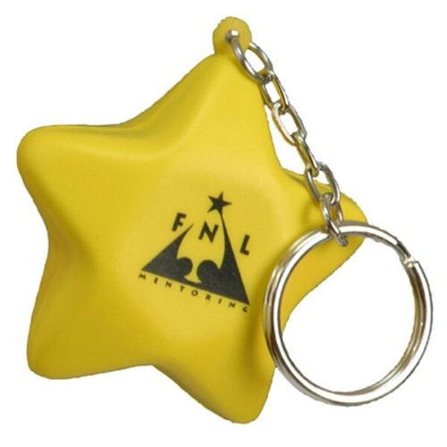 Star Stress Reliever Key Chain