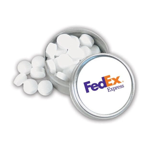 Small Round Tin with Mints