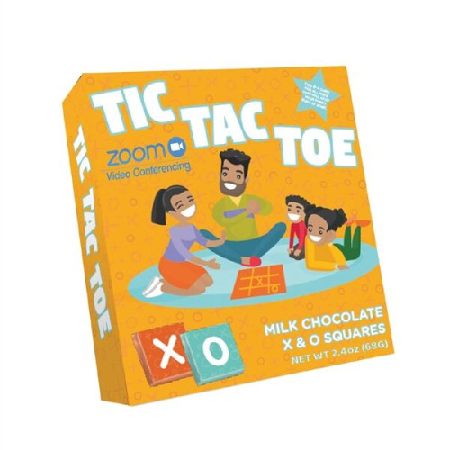 Chocolate Squares Tic Tac Toe Box