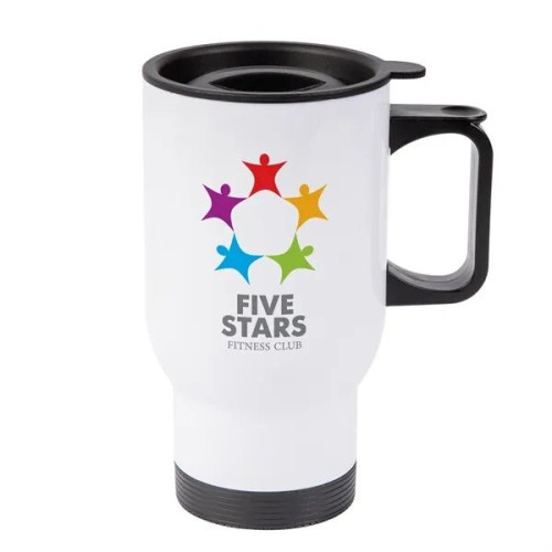 14 oz Stainless Steel Travel Mug - Full Color