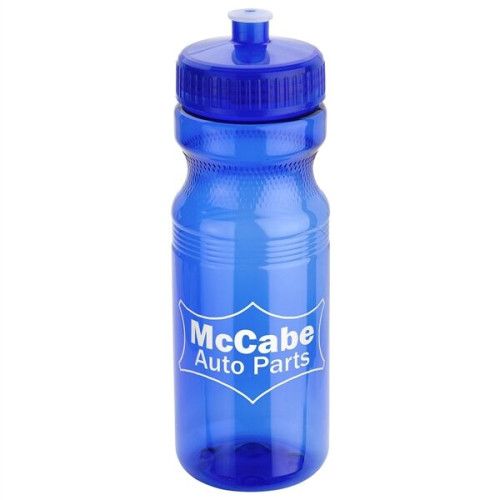 Cycler 24 oz PET Eco-Polyclear™ Bottle with Push-Pull Lid