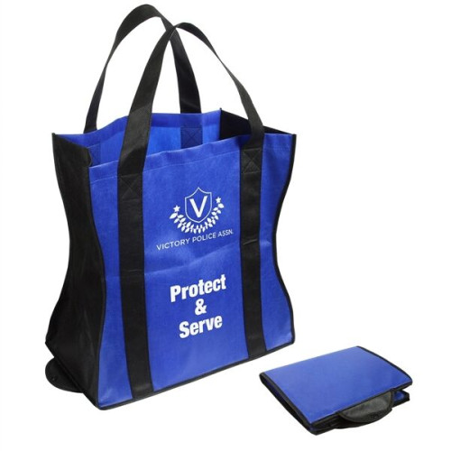Wave Rider Non-Woven Folding Tote