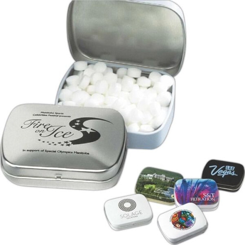 Domed Tin Filled with Chocolate Buttons