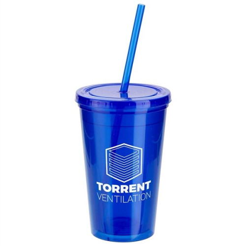 Trifecta 16 oz Tumbler with Lid  Straw