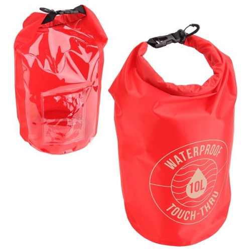 10-Liter Waterproof Gear Bag With Touch-Thru Pouch