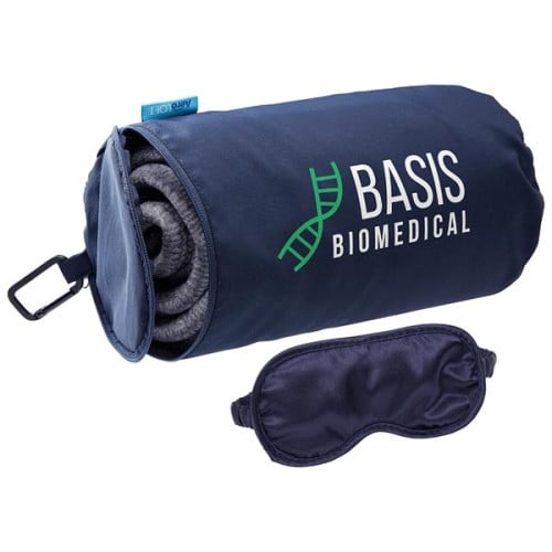 AeroLOFT® Business First Travel Blanket with Sleep Mask