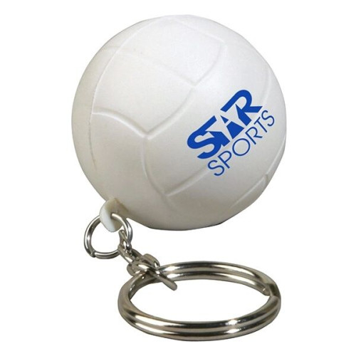 Volleyball Stress Reliever Key Chain