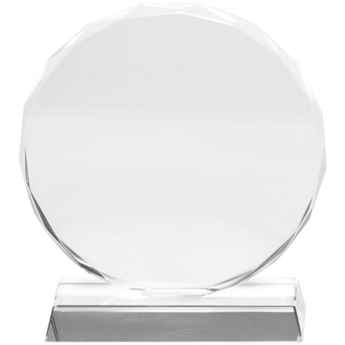 Round Edge Crystal Glass Awards