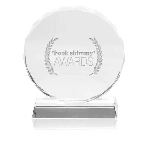 Round Edge Branded Crystal Awards