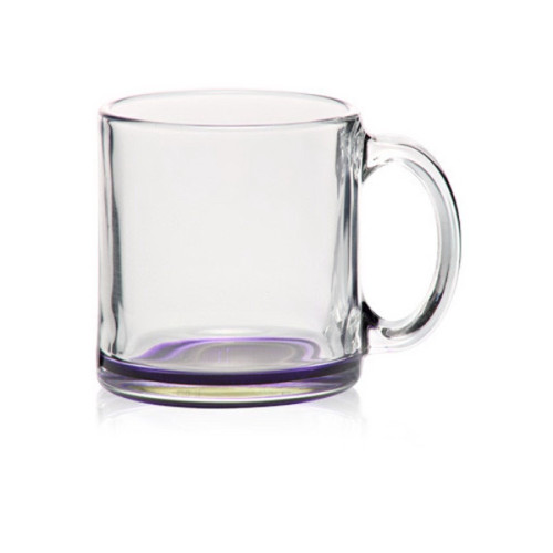 13 oz. Clear Glass Coffee Mugs