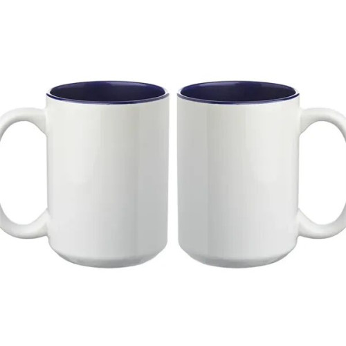 15 oz. Glossy Two-Tone Custom Photo Mug