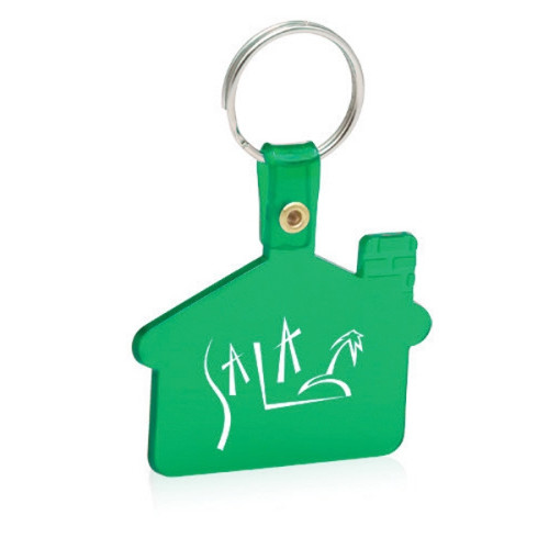 House Shaped Soft Key Tags