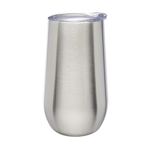 9 oz. Stemless Flute Wine Glass with Lid