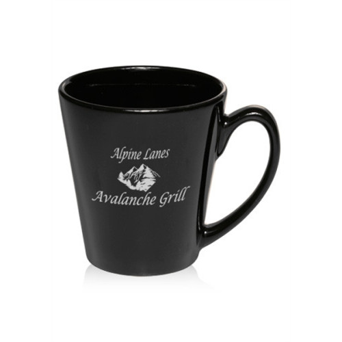 12 oz. Glossy Ceramic Latte Coffee Mug