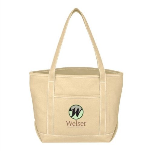 Medium Cotton Canvas Yacht Tote Bag