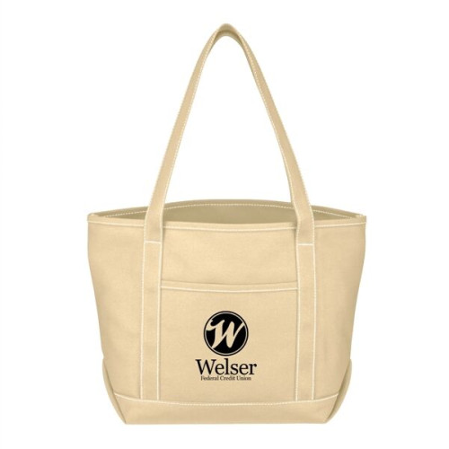 Medium Cotton Canvas Yacht Tote Bag