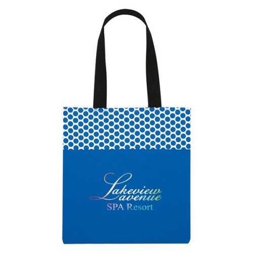 Polka Dot Accent Tote Bag