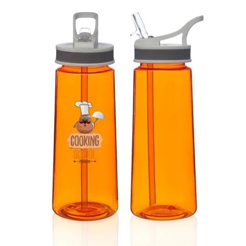 22 oz. Sports Water Bottle With Straw