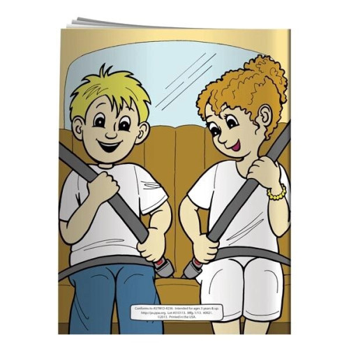 Coloring Book: Buckle Up for Safety