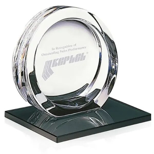 MARIO CIONI High Tech Award on Black Glass Base - Large